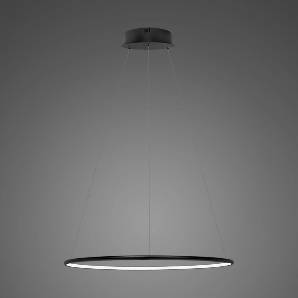 Altavola Design Ledowe Okręgi hanglamp 1x15 W zwart LA073/P_40_in_3k_black_dimm