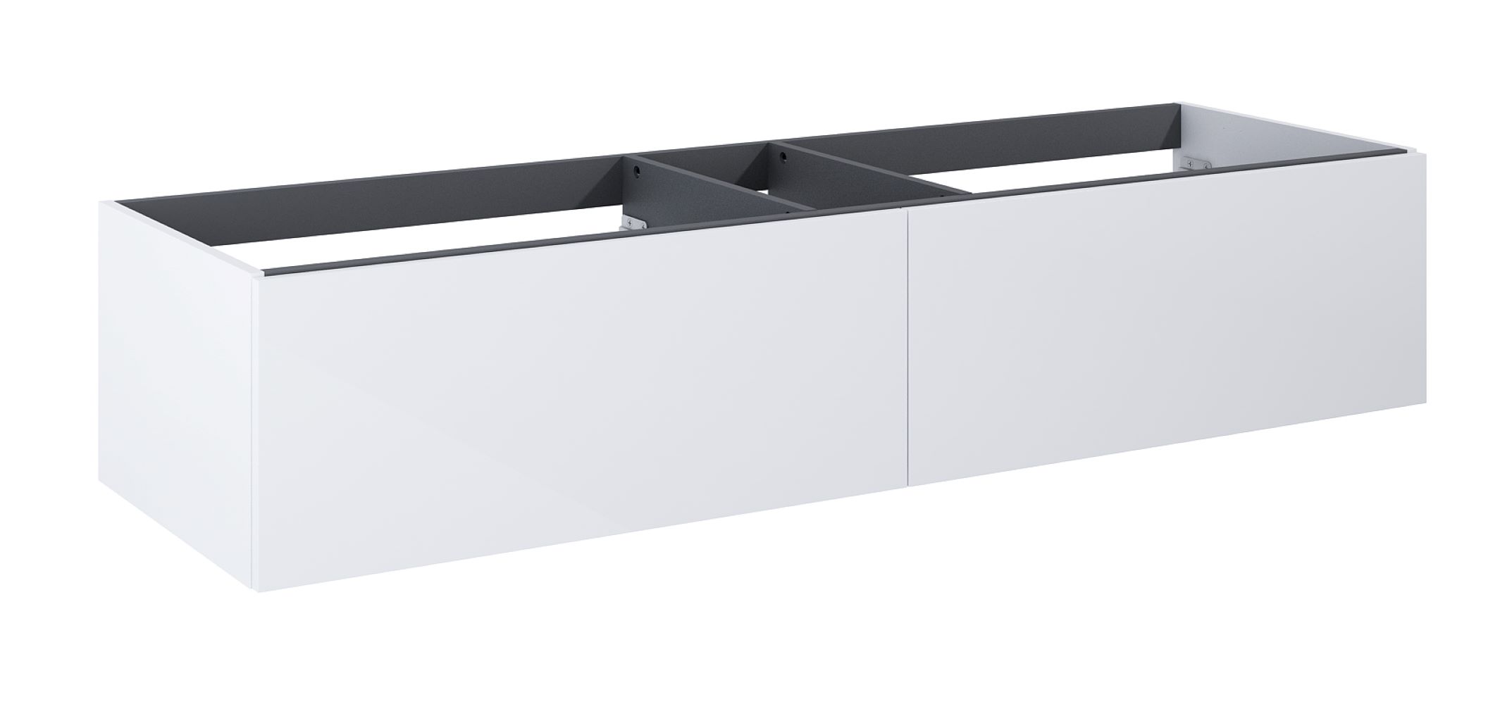 Elita Look Slim kast 160x44.9x31.8 cm hangend onder de wastafel wit RE081604028060