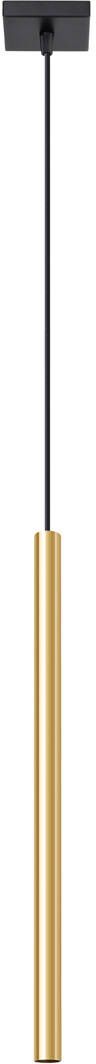 Sollux Lighting Pastelo hanglamp 1x8 W zwart-gouden SL.1195