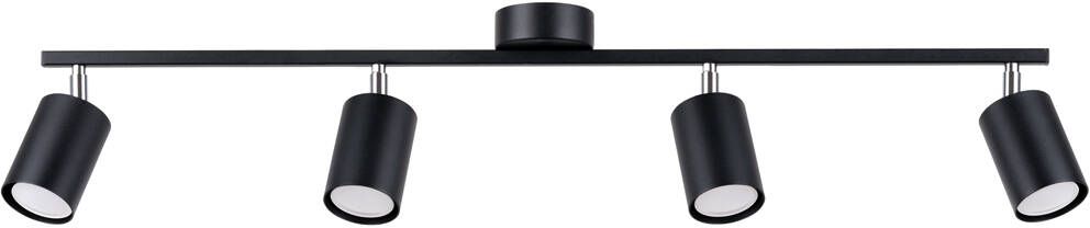 Sollux Lighting Lemmi plafondlamp 4x10 W zwart SL.1168