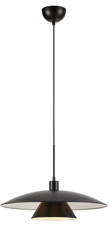 Markslöjd Millinge hanglamp 1x40 W zwart 108431