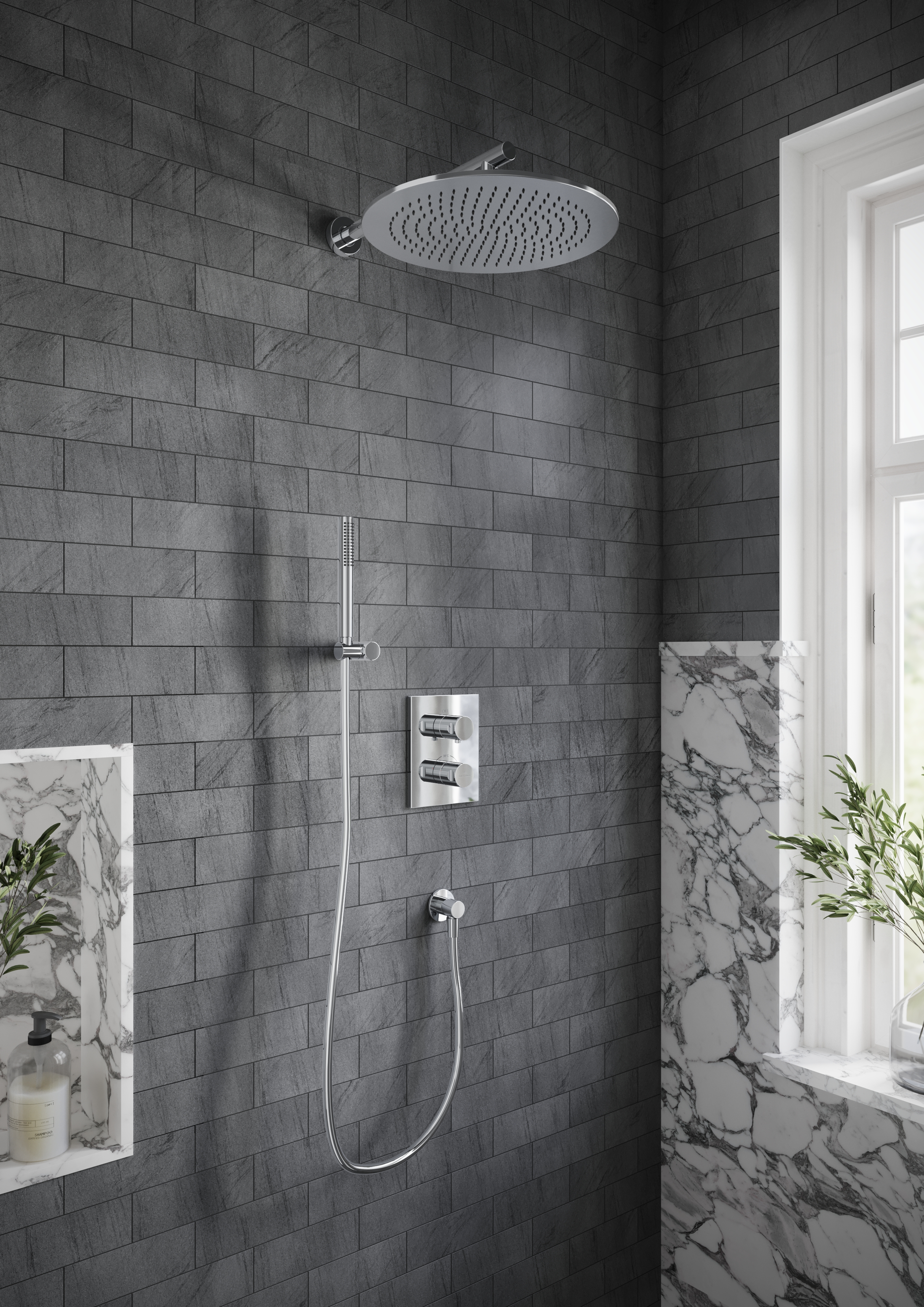 Set bad- en douchekraan Villeroy & Boch Universal Taps & Fittings TVD00065300061, regendouche Villeroy & Boch Universal Showers TVC00000300061, TVD00065100000, TVS10900600061, TVC00045800061, TVC00045351061, TVC00045600061, TVC00003500061