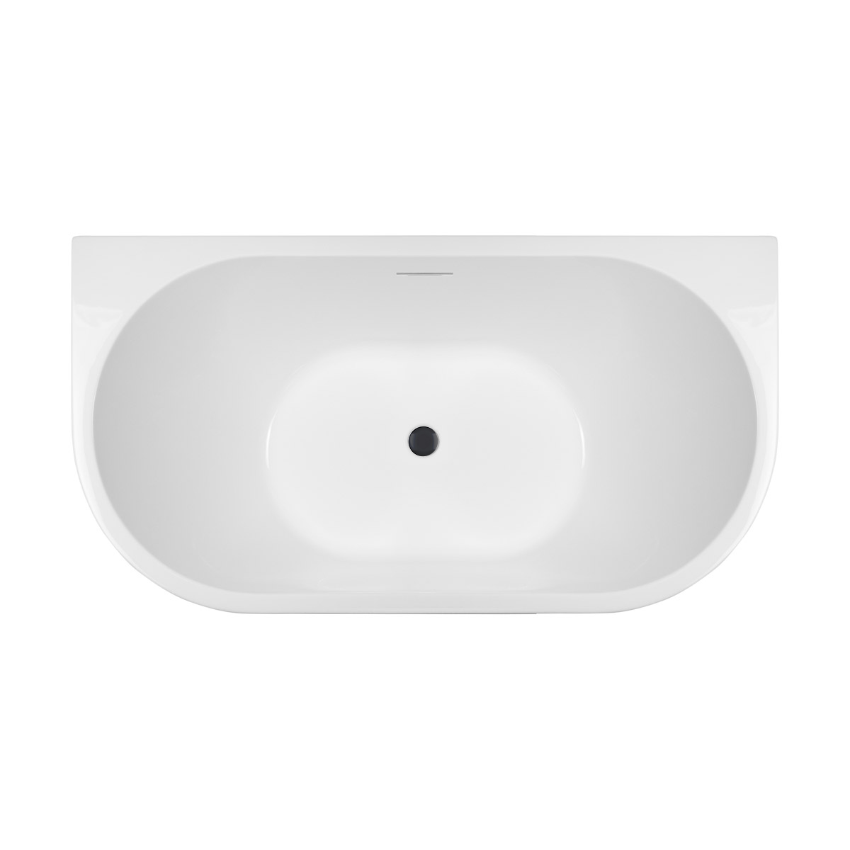 Set aan de muur gemonteerd bad Oltens Delva 12018000, stopafdekking Oltens 09002300