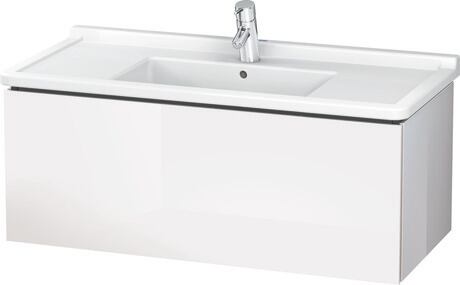 Duravit L-Cube kast 102x46.9x40.8 cm hangend onder de wastafel wit LC616602222
