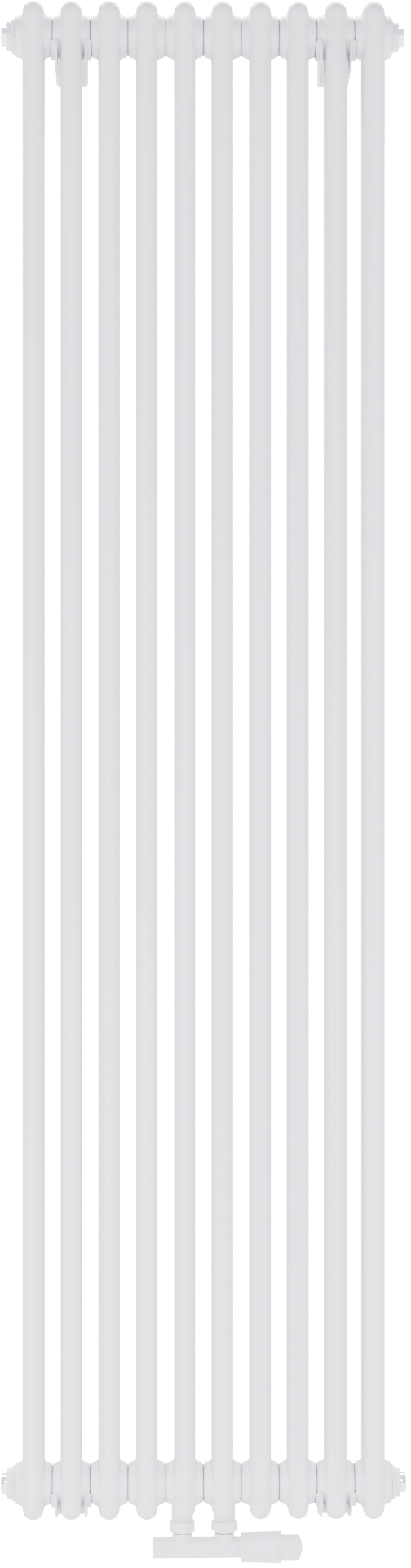 Luxrad Columnus 2 decoratieve verwarming 180x47 cm podłączenie onder wit COL218004709016ZDC