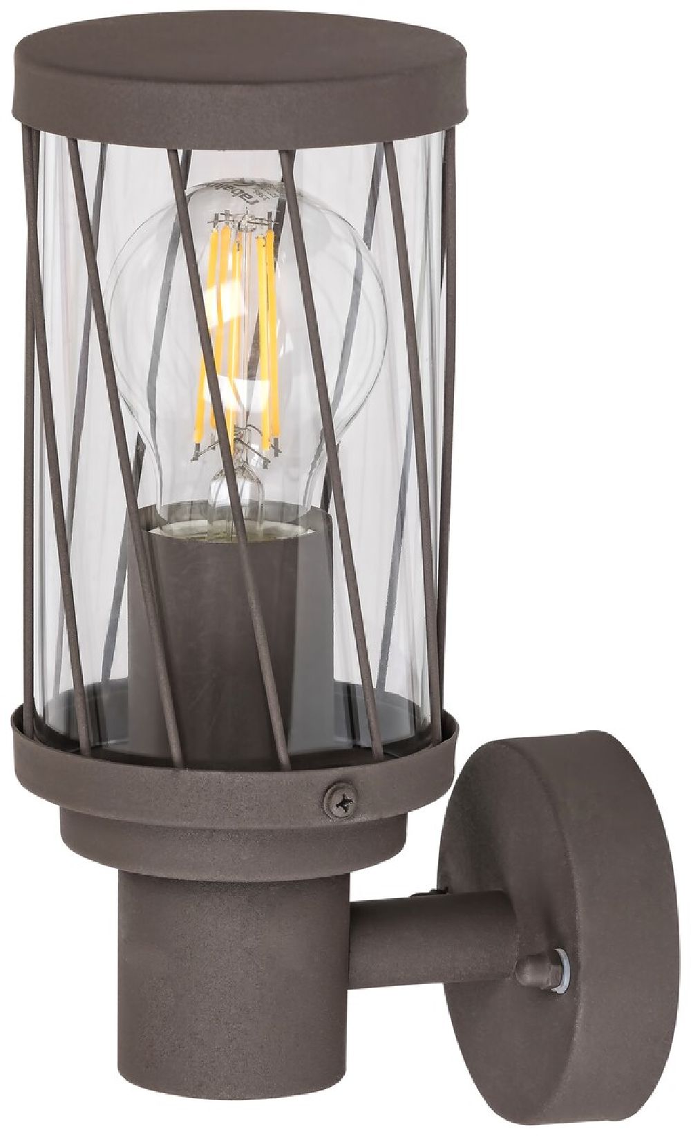Rabalux Budapest buitenwandlamp 1x40 W bruin 8888