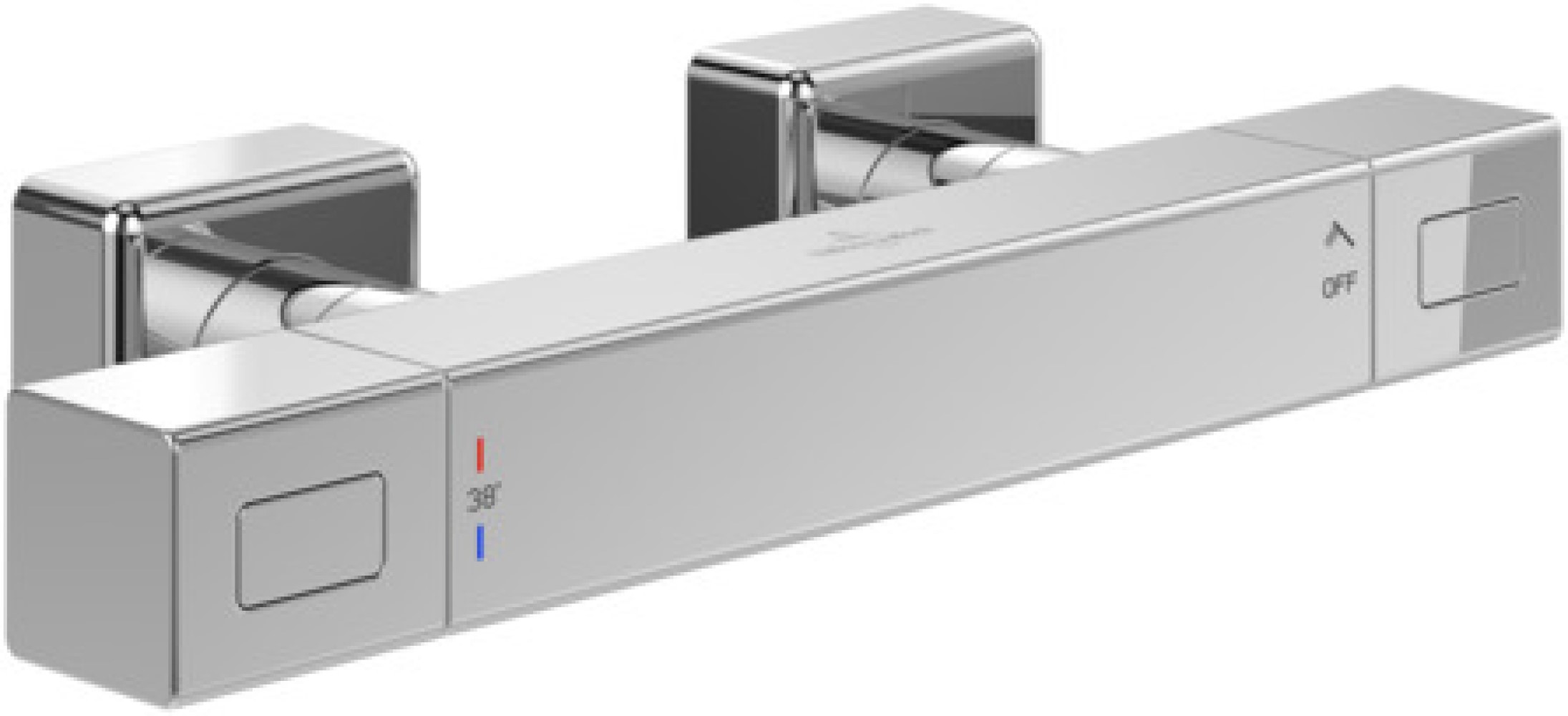 Villeroy & Boch Universal Taps & Fittings douchekraan wand met thermostaat chroom TVS00001800061