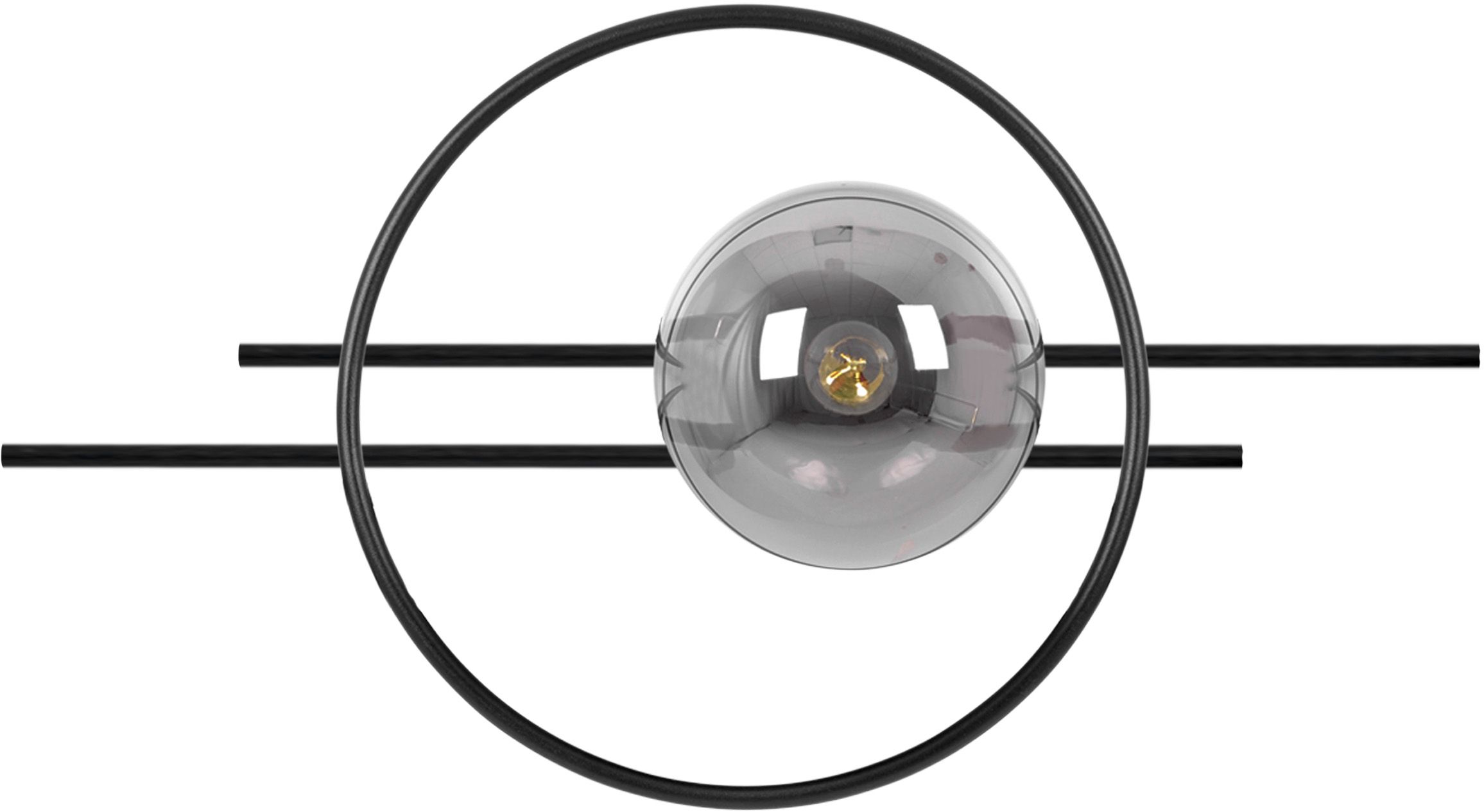 Kaja Astra wandlamp 1x40 W zwart-grafiet K-5340
