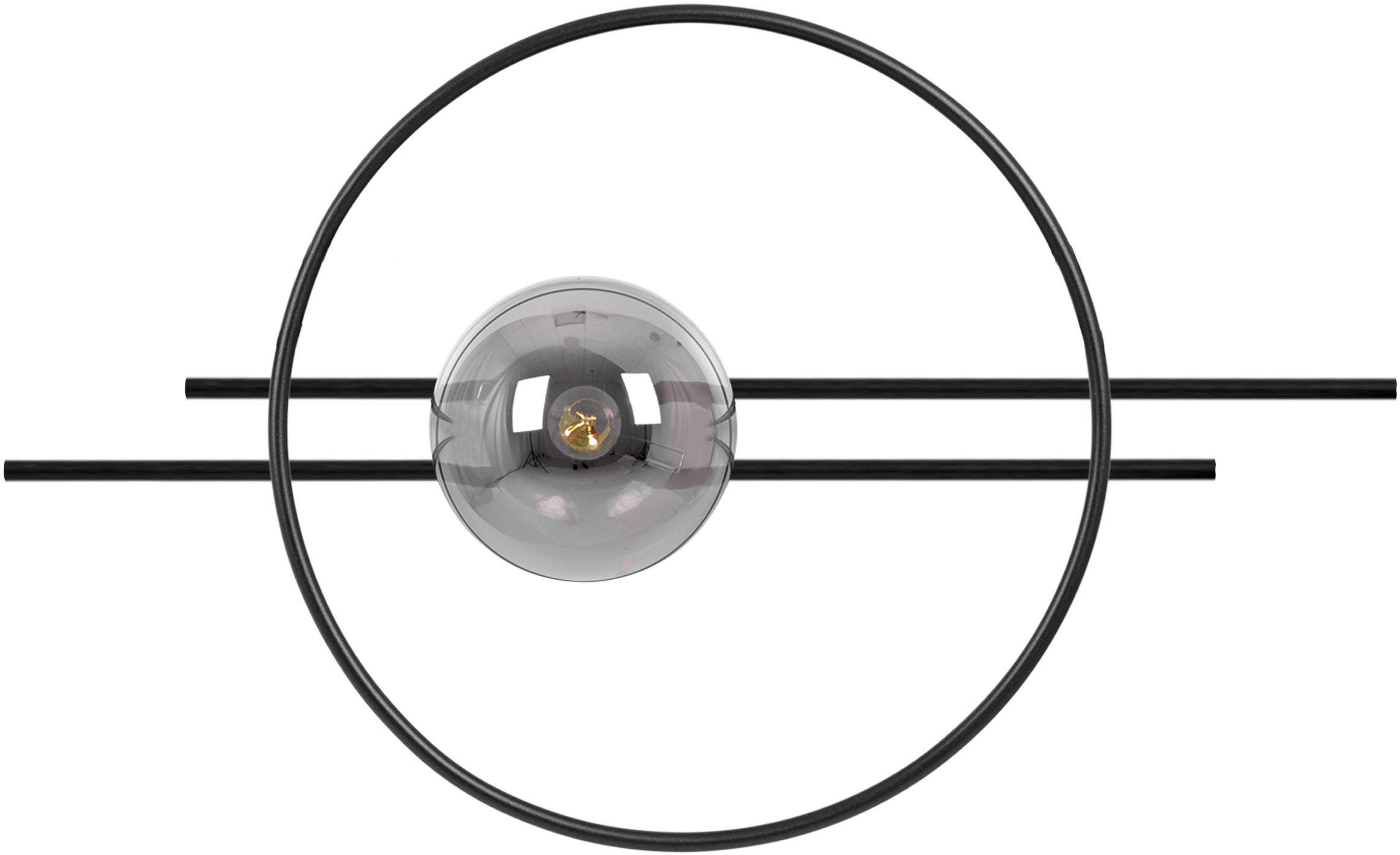 Kaja Astra wandlamp 1x40 W zwart-grafiet K-5341