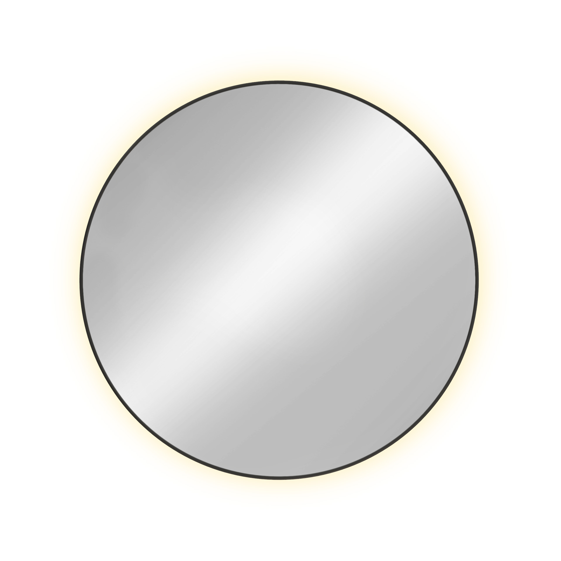 Baltica Design Tiny Border Bright spiegel 70x70 cm rond met verlichting gouden 5904107910703