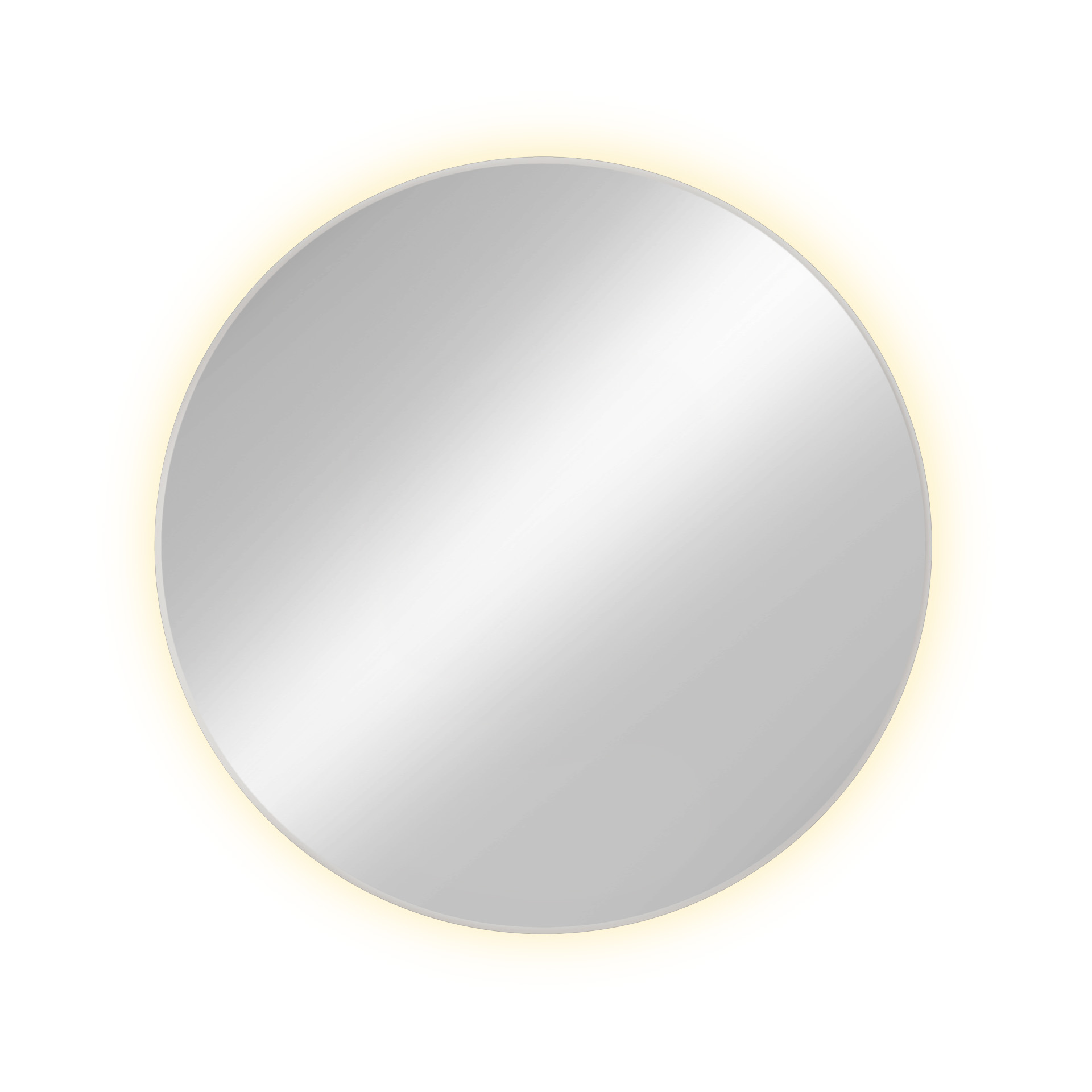 Baltica Design Tiny Border Bright spiegel 100x100 cm rond met verlichting wit 5904107910970
