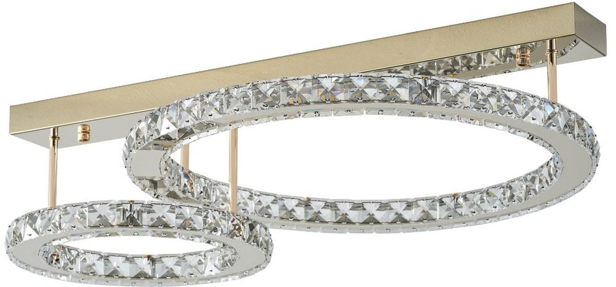 Zuma Line Girona plafondlamp 1x36 W doorzichtig-gouden MX3713-2-3GT