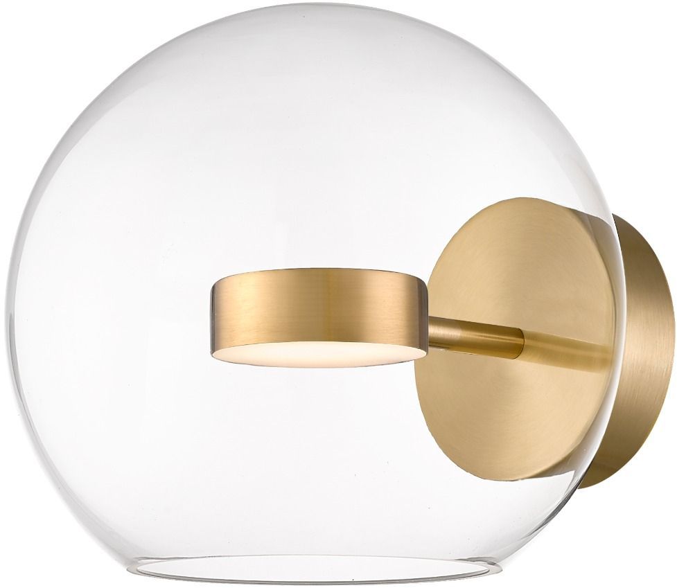 Zuma Line Enceladus wandlamp 1x5 W doorzichtig-gouden W0428-01D-L4AC