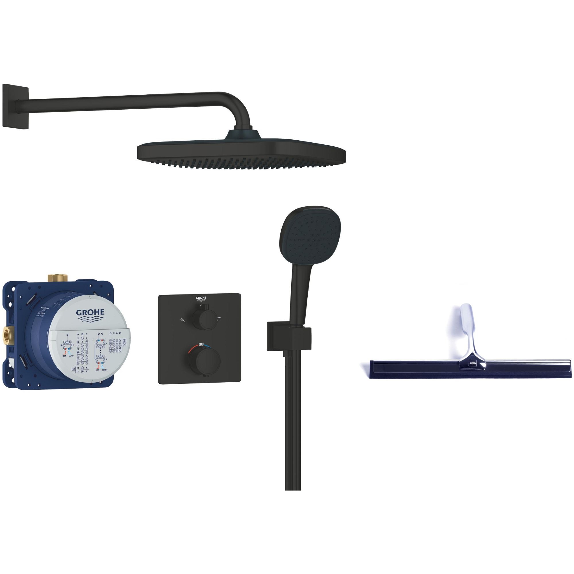 Set doucheset Grohe Vitalio Comfort 348822430, trekkertje Grohe 4067393055617