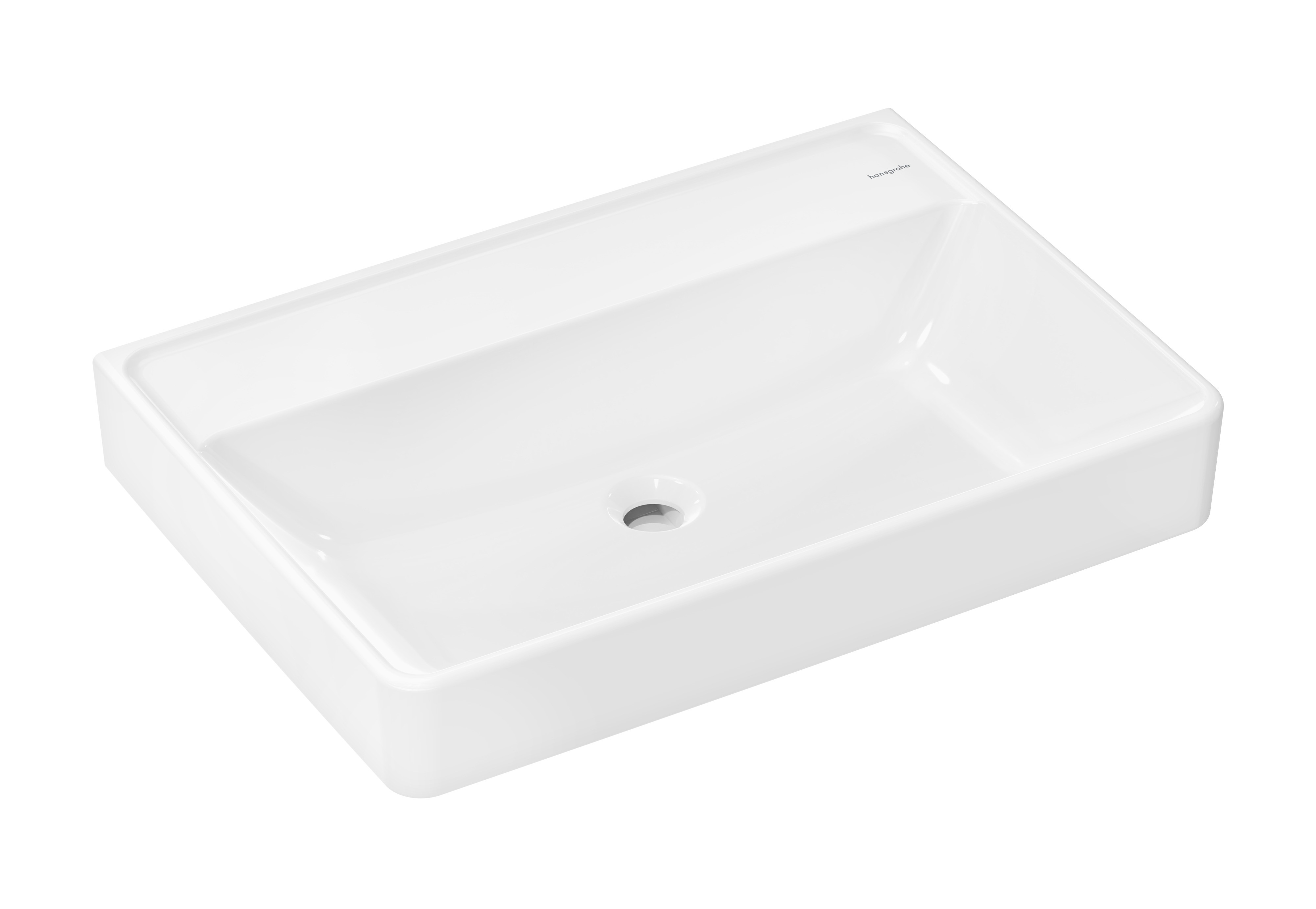 Hansgrohe Xanuia Q wastafel 70x48 cm rechthoekig klassiek wit glans 60224450