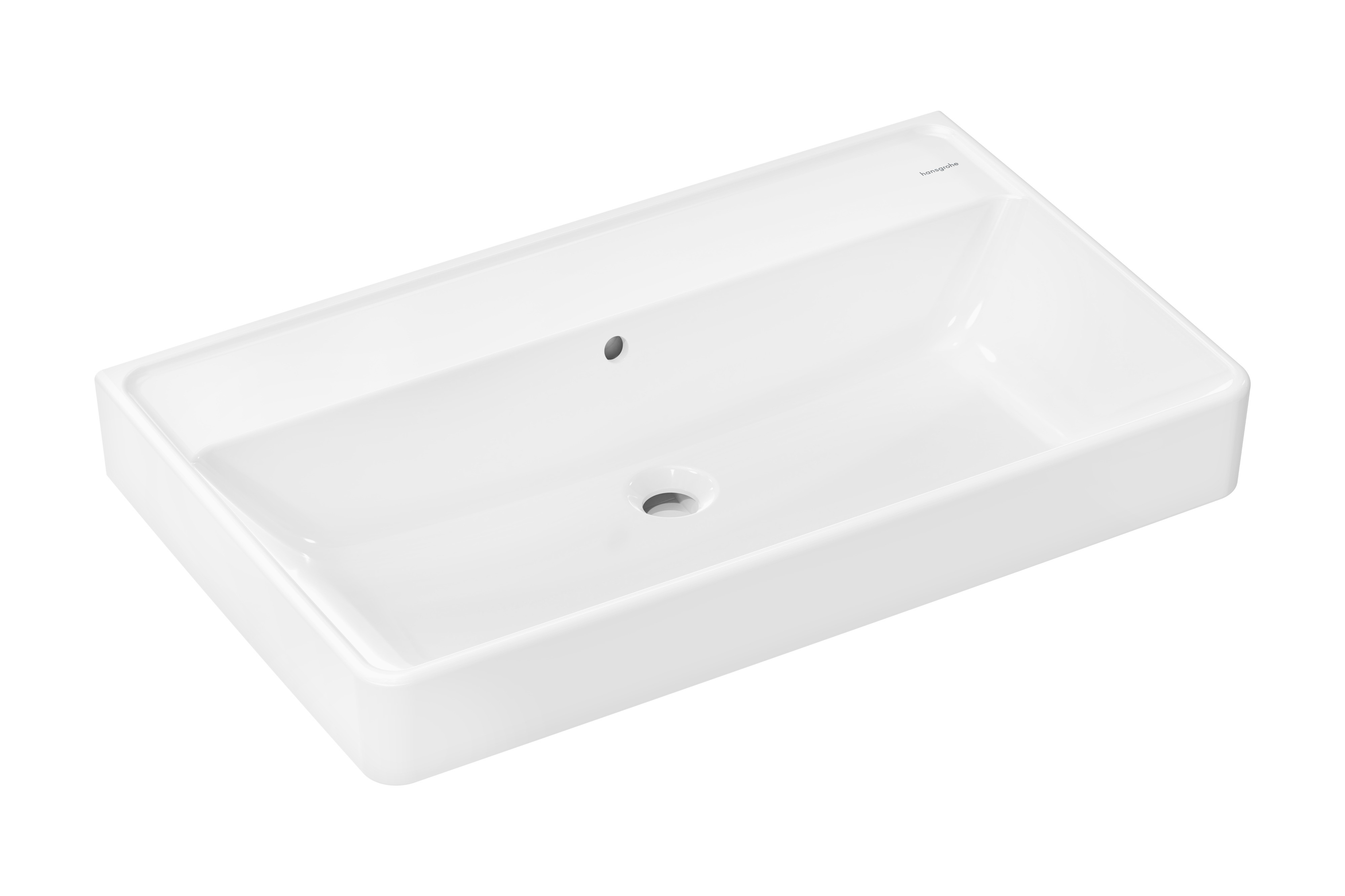 Hansgrohe Xanuia Q wastafel 80x48 cm rechthoekig klassiek wit glans 60226450