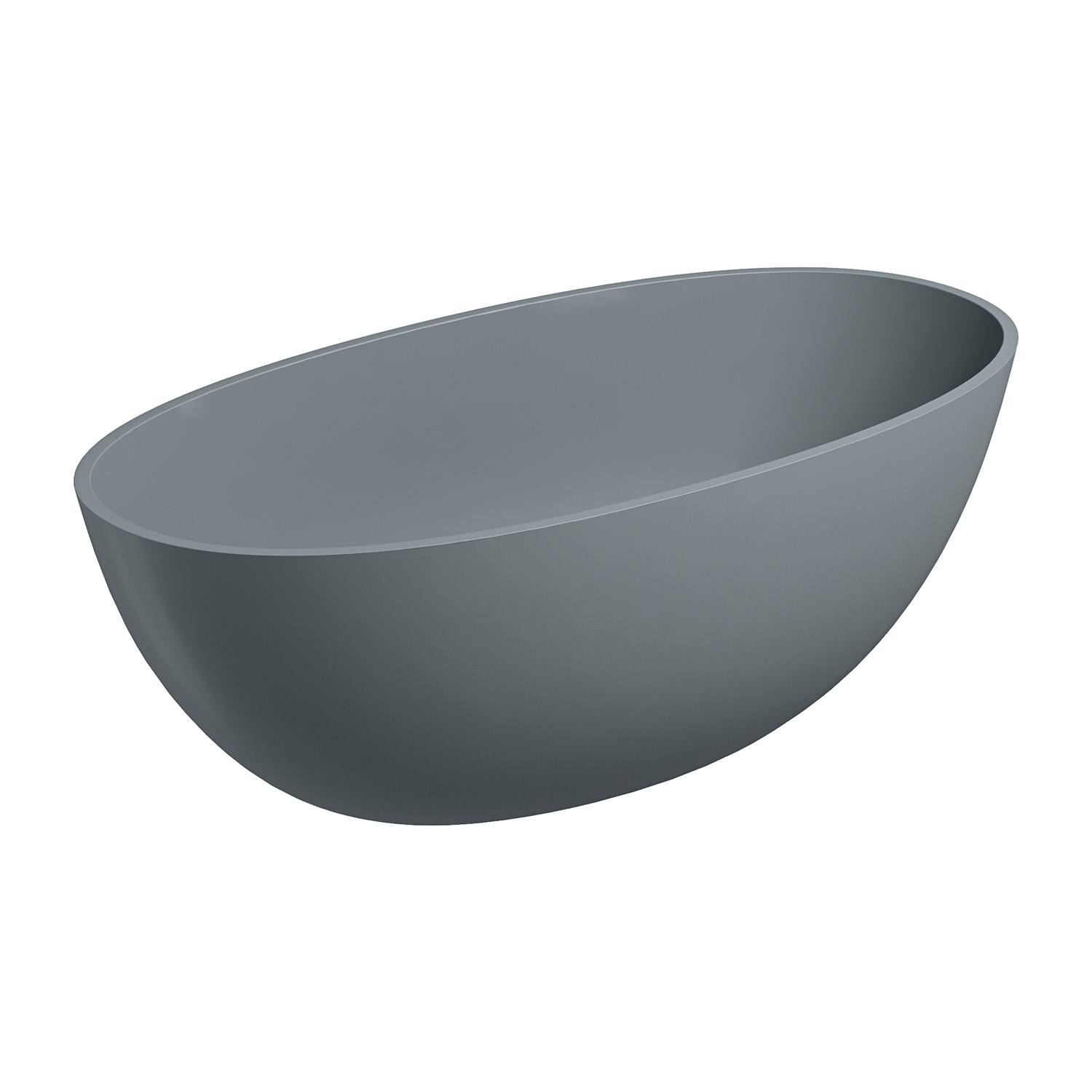 Omnires Shell M+ vrijstaand bad 148x75 cm ovaal SHELL148WWAG