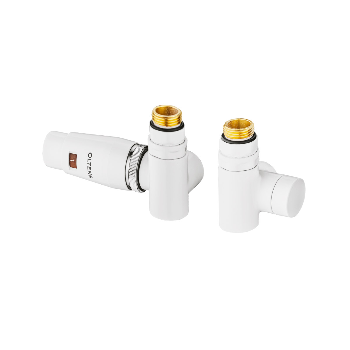 Oltens Varmare thermostatische set wit 55914000