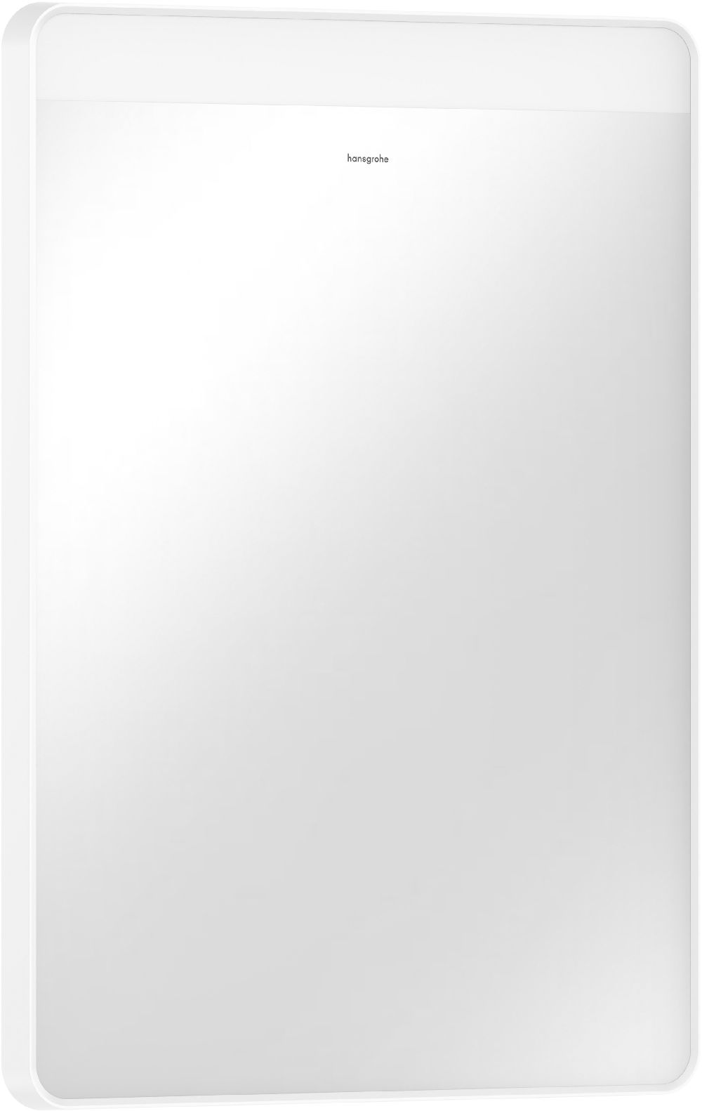 Hansgrohe Xarita Lite Q spiegel 50x70 cm rechthoekig met verlichting met verwarmingsmat wit 54969700