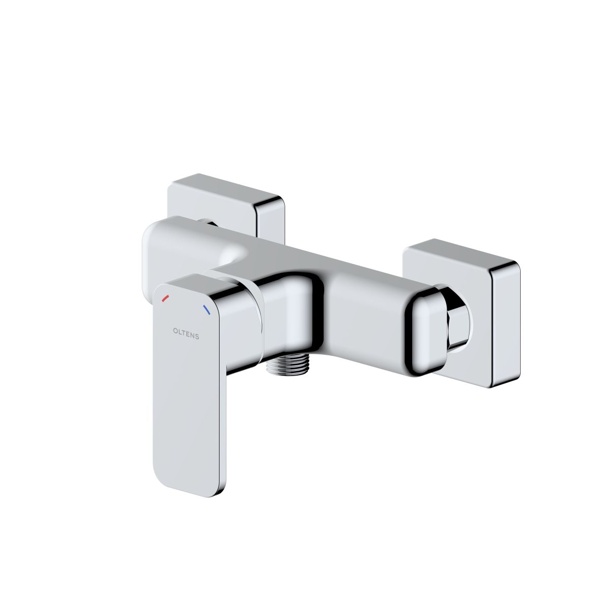 Oltens Hadsel douchekraan wand chroom 33006100