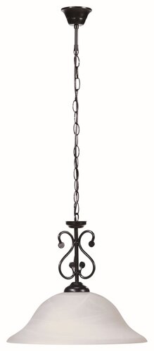 Rabalux Dorothea hanglamp 1x60 W wit-zwart 7776