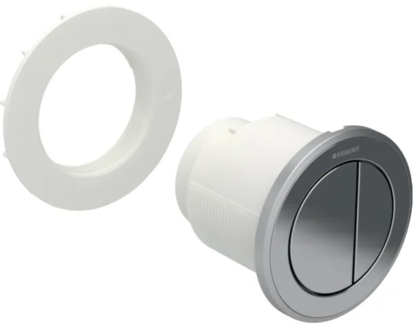 Geberit Typ 10 spoelknop voor het toilet mat chroom 116.057.JQ.1