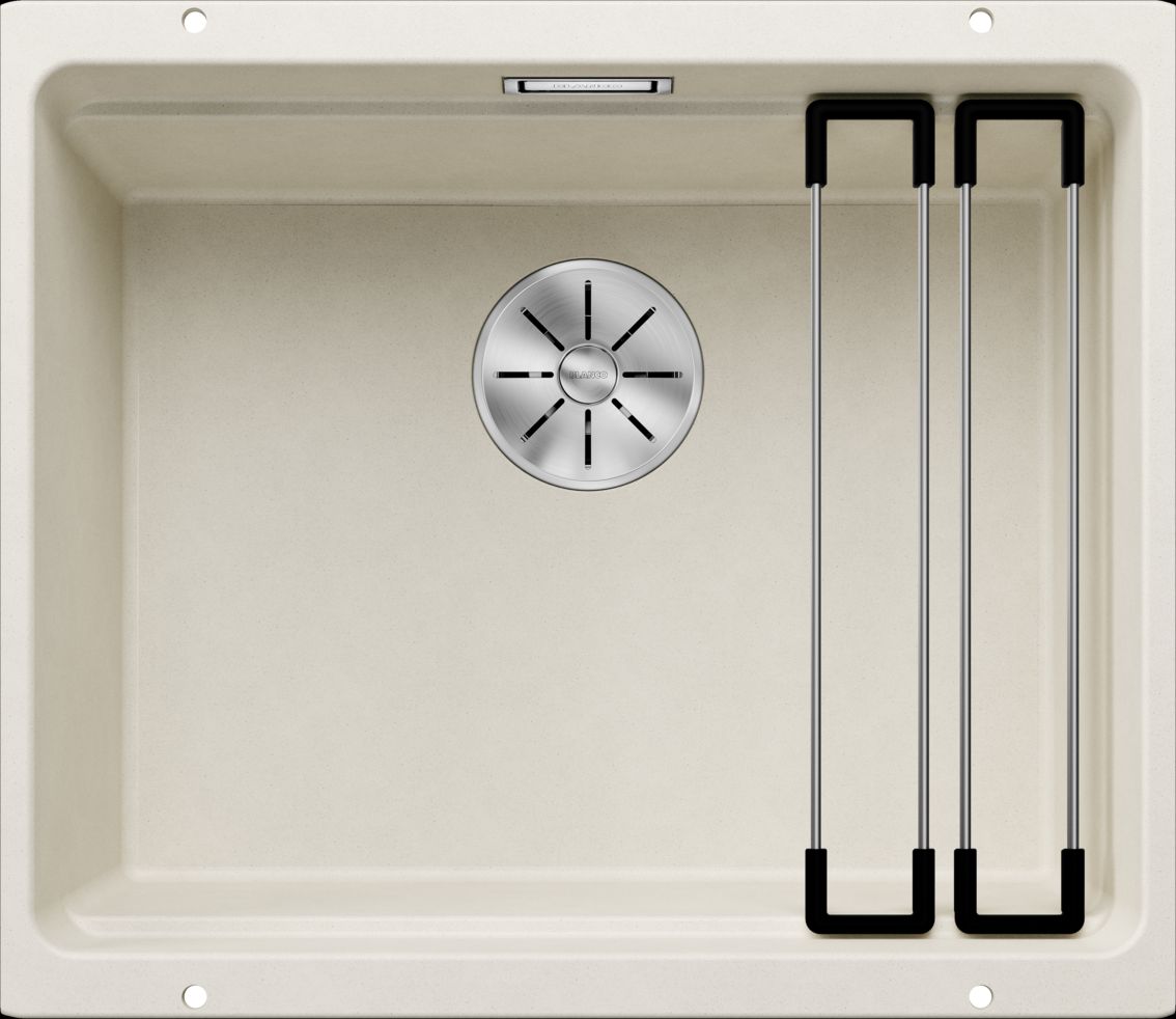 Blanco Etagon 500-U spoelbak van graniet 53x46 cm wit 527075