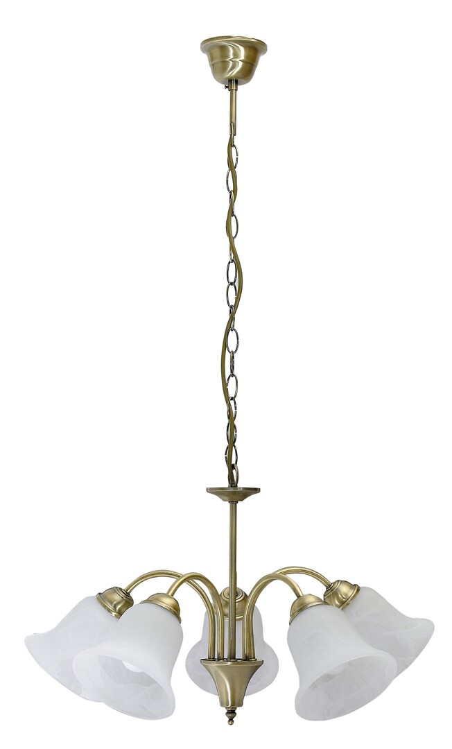 Rabalux Francesca hanglamp 5x40 W wit-bruin 7375