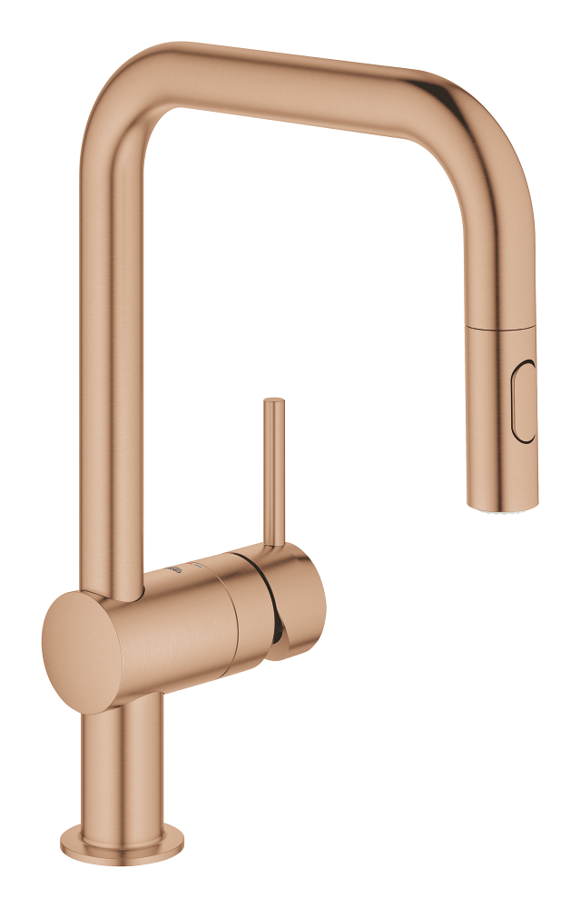 Grohe Minta keukenkraan staand Brushed Warm Sunset 32322DL2