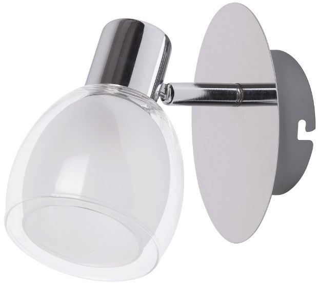Rabalux Dave wandlamp 1x40 W wit-chroom 6835