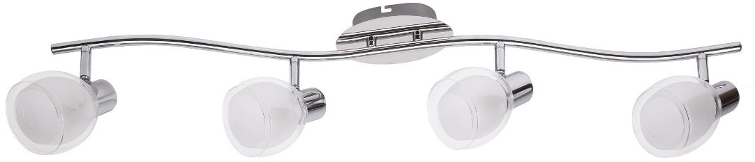 Rabalux Dave plafondlamp 4x40 W wit-chroom 6838