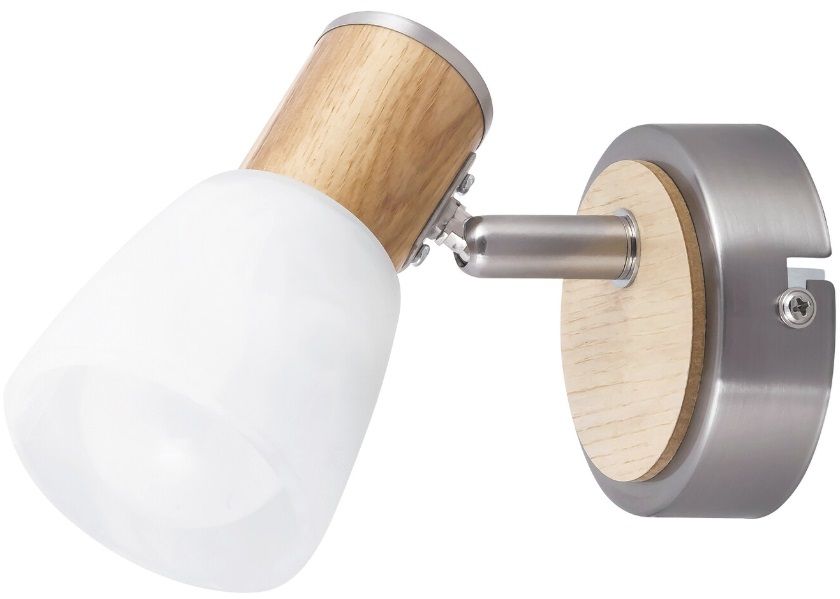Rabalux Gavin wandlamp 1x40 W wit-chroom-satijn 6486