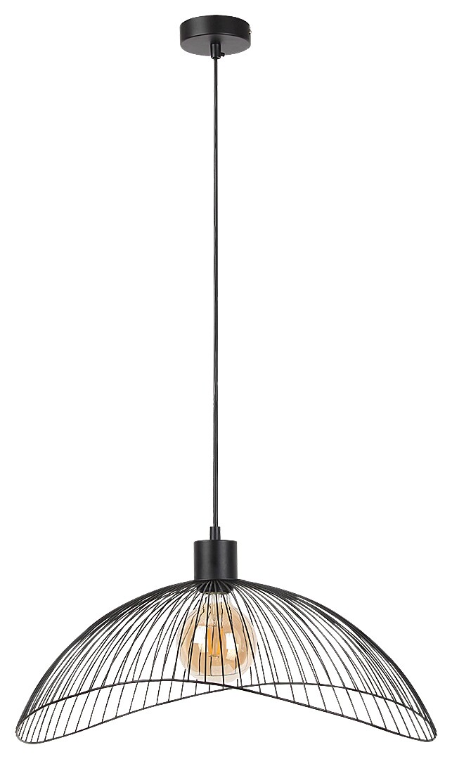 Rabalux Iduna hanglamp 1x60 W zwart 4347