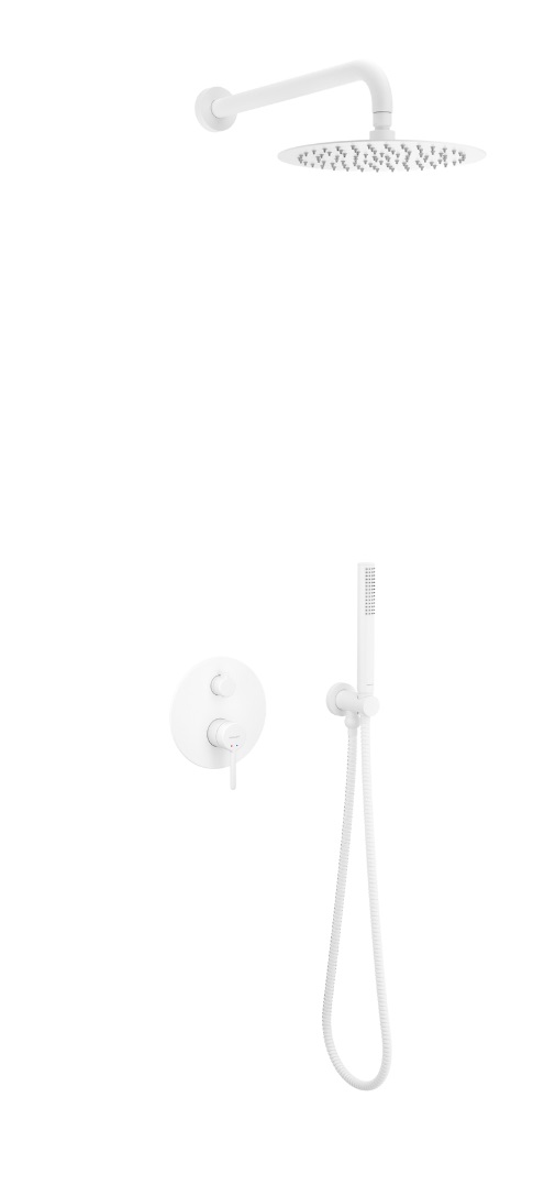 Excellent Pi doucheset inbouw met regendouche wit AREX.SET.1247WH