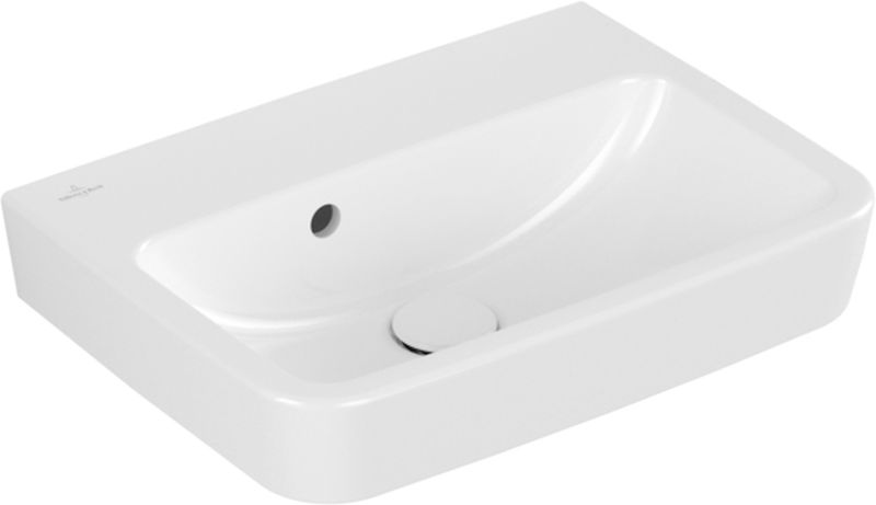 Villeroy & Boch O.Novo wastafel 50x37 cm rechthoekig klassiek wit glans 434452R1