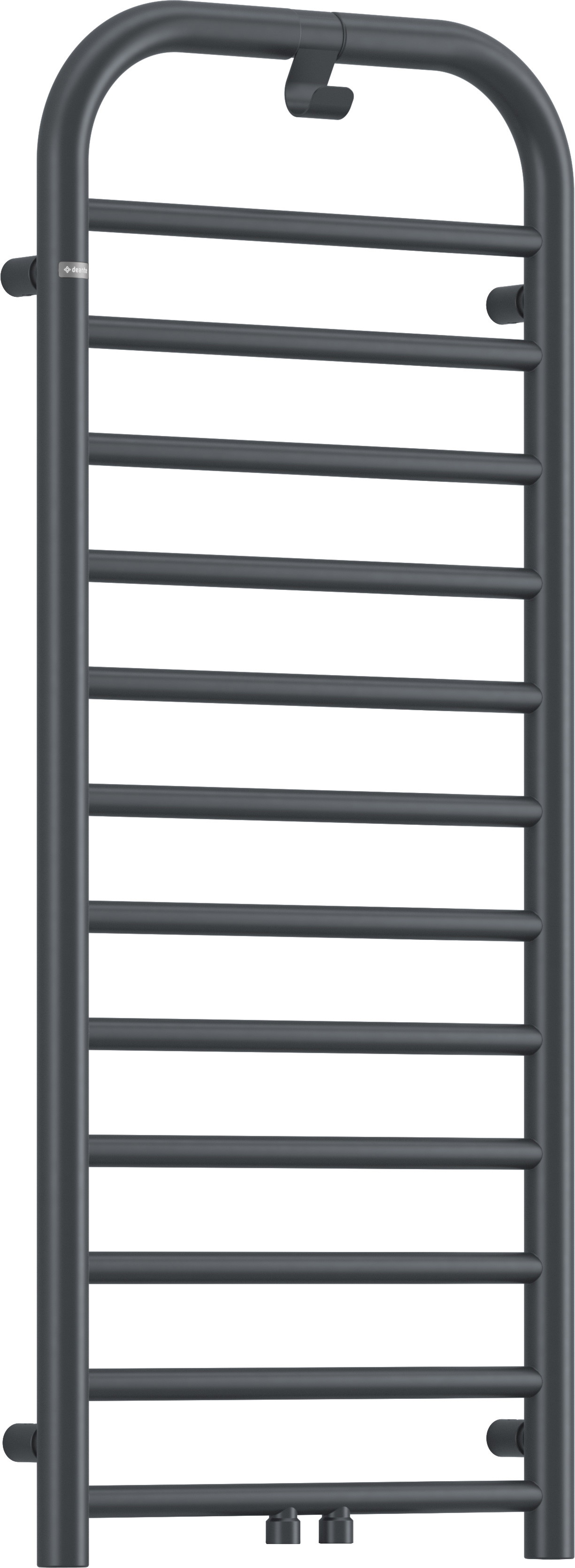 Deante Silia badkamerverwarming ladder 121x50 cm grafiet AGI_DG41