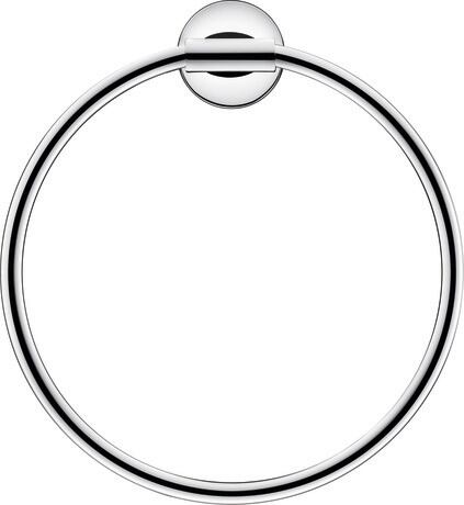 Duravit Starck T handdoekhanger chroom 0099471000