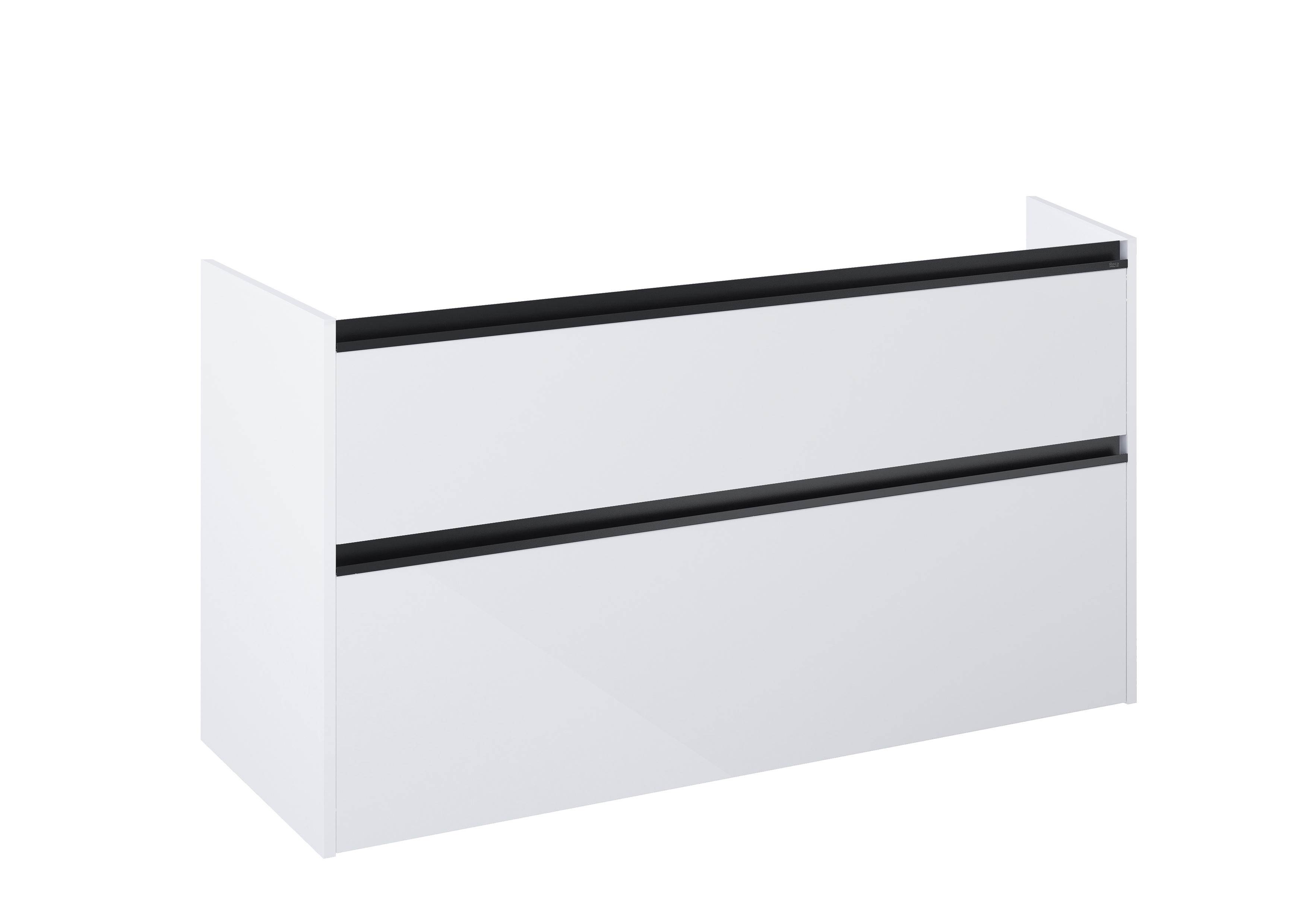 Roca Gap Pro kast 63.5x45.1x118.4 cm hangend onder de wastafel wit A857906806