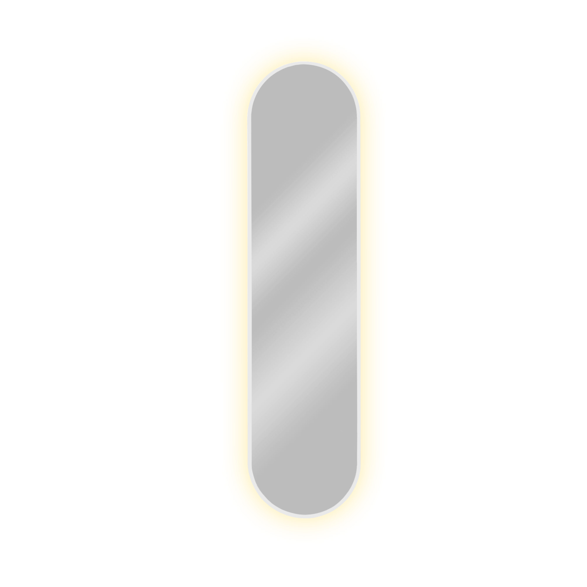 Baltica Design Tiny Border Pastille spiegel 40x80 cm ovaal met verlichting wit 5904107929033