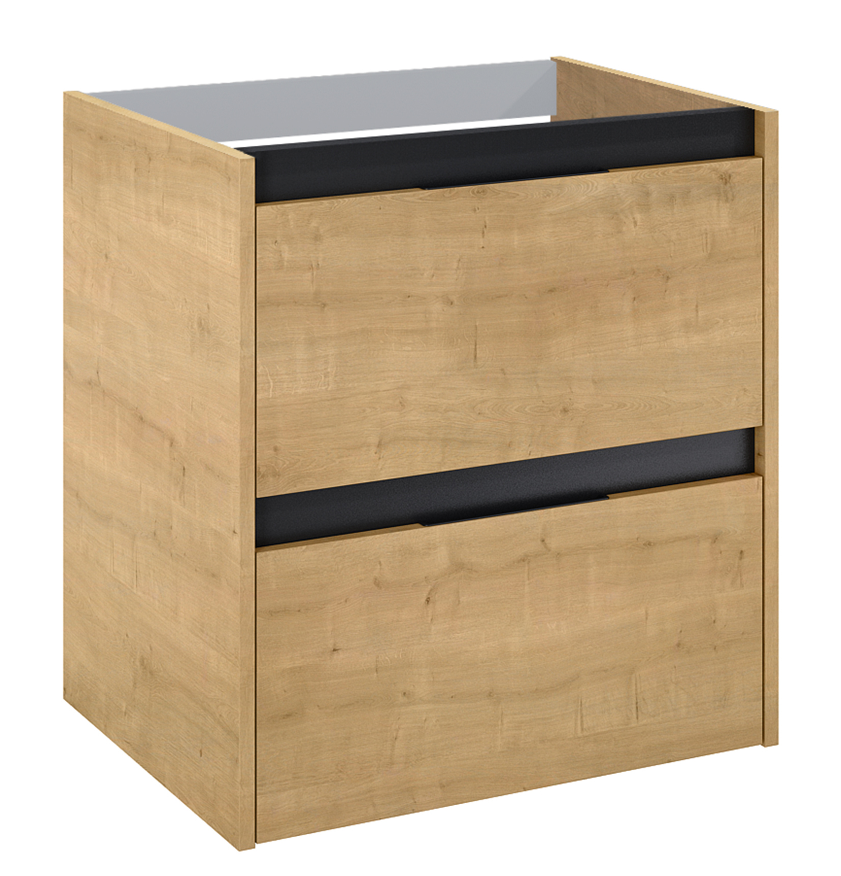 Roca Alpine kast 45.2x58.5x59 cm hangend onder de wastafel eik A857863464