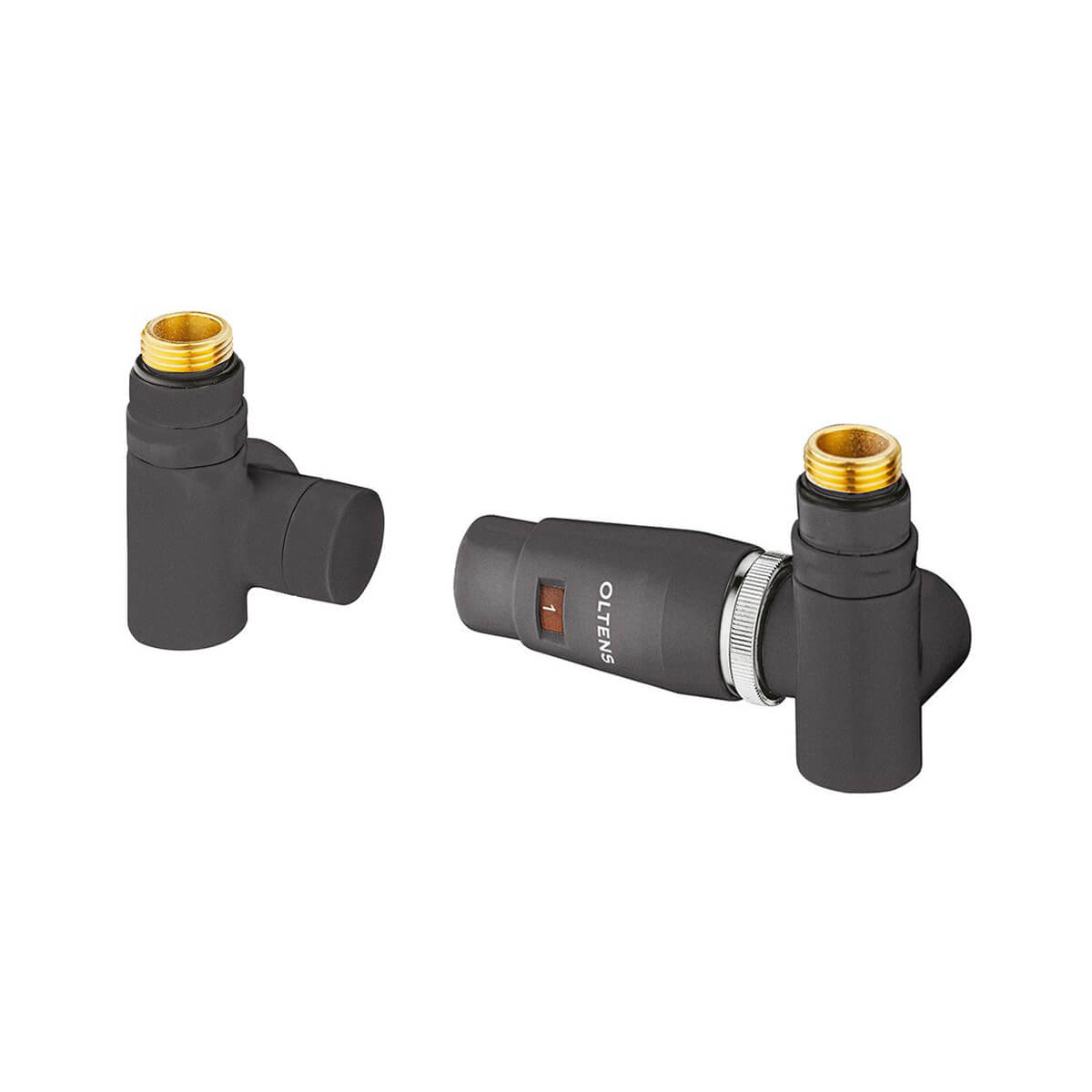 Oltens Varmare thermostatische set grafiet 55914400