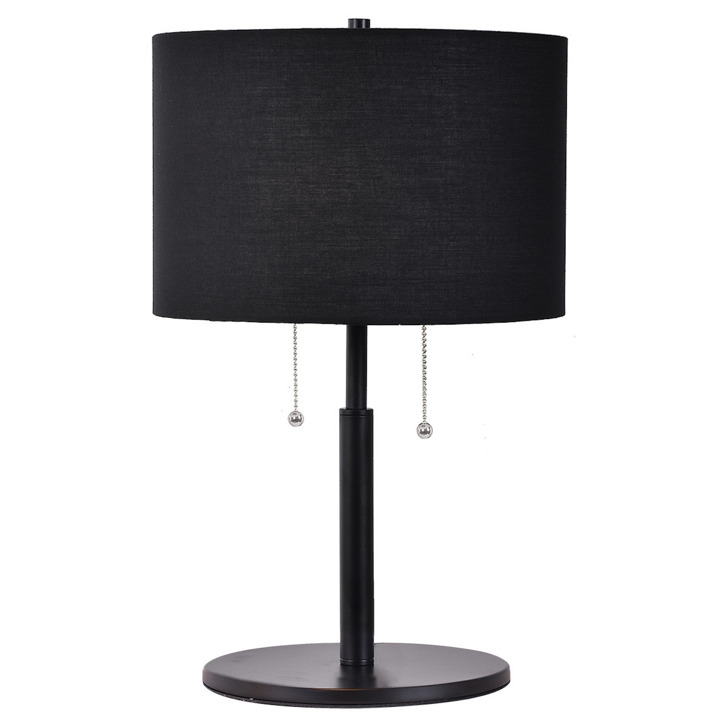 Light Prestige Fogo tafellamp 2x15 W zwart LP03042TBK