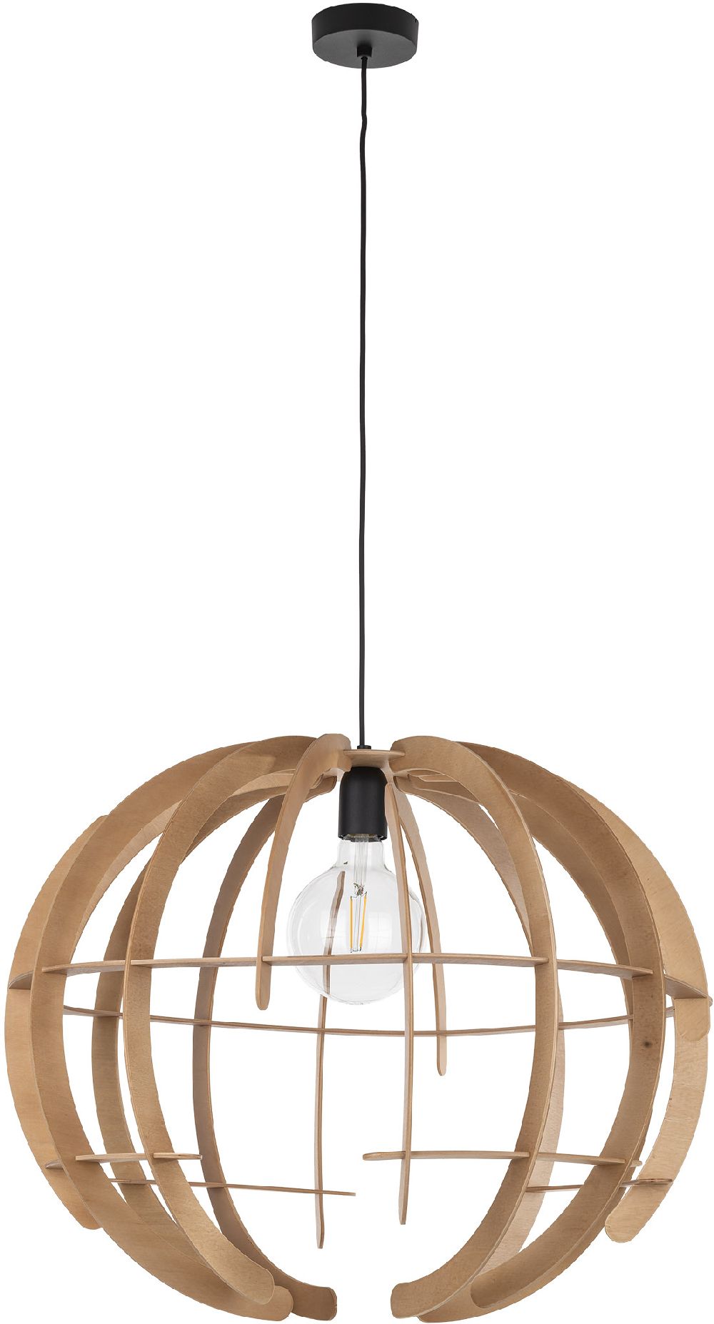 TK Lighting Venus hanglamp 1x15 W beige 6888