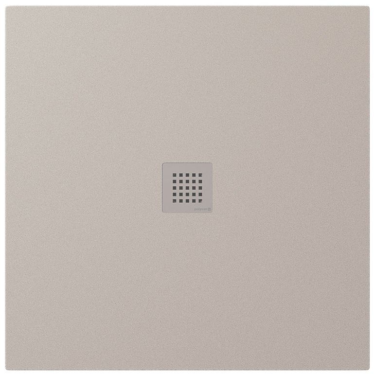 Polysan Treneca vierkante douchebak 90x90 cm beige 84300.81