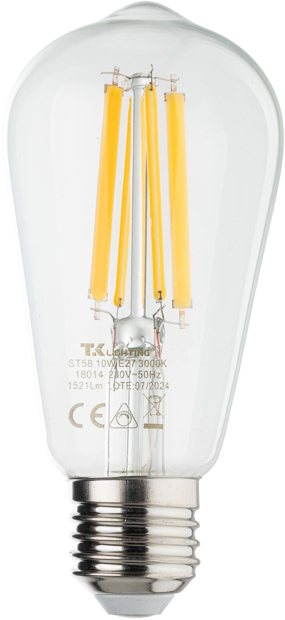 TK Lighting ledlamp 1x10 W 3000 K E27 18014