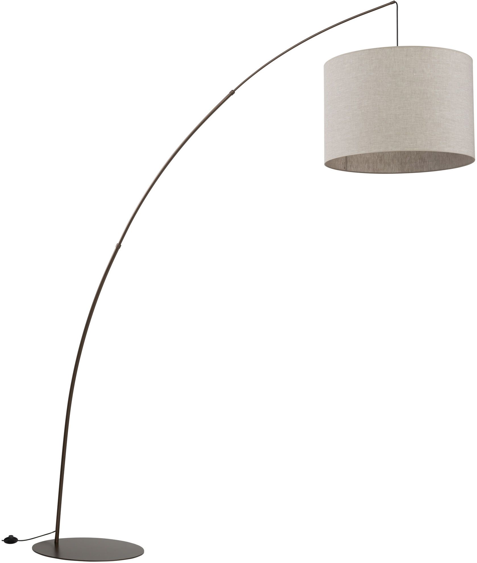 TK Lighting Moby staanlamp 1x15 W beige-bruin 6097