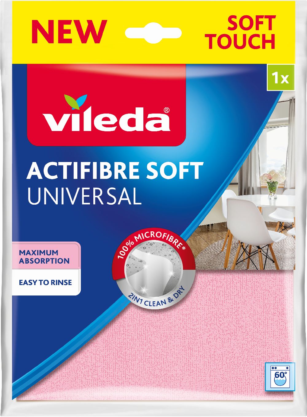 Vileda Actifibrte Soft schoonmaakdoek 171805