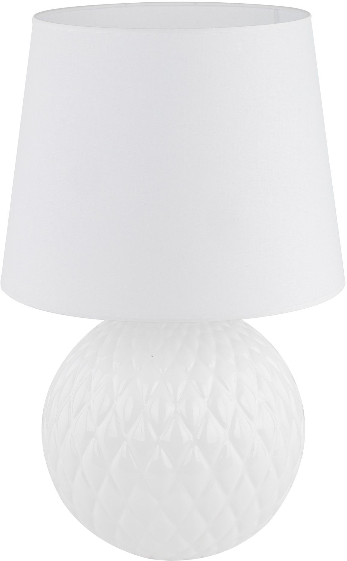 TK Lighting Santana tafellamp 1x15 W wit 16046