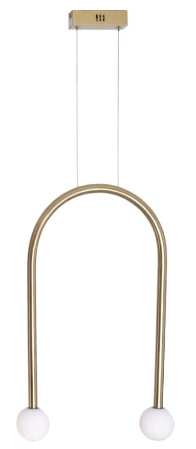 MaxLight Enigma hanglamp 2x2 W gouden P0514