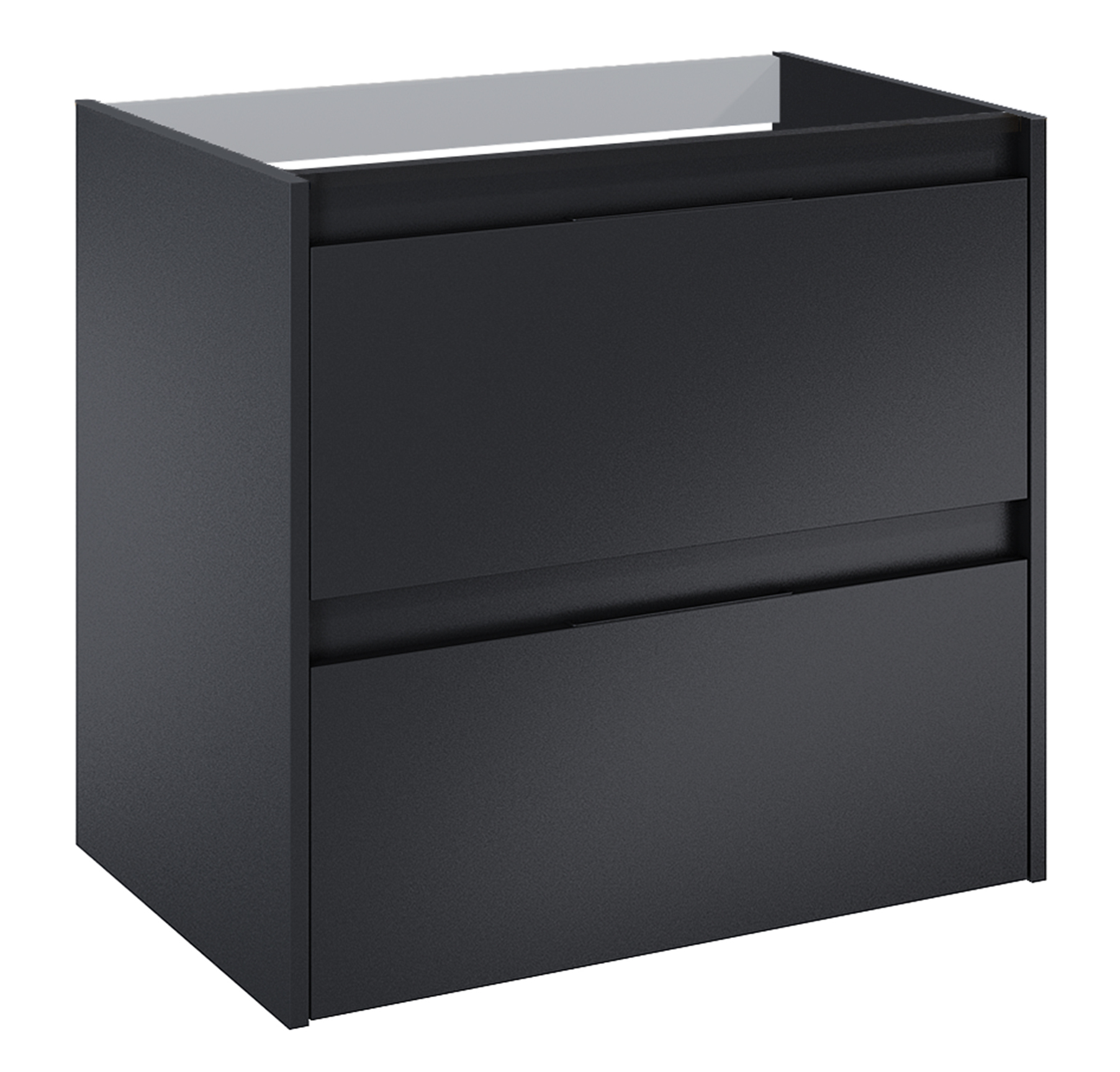 Roca Alpine kast 45.2x68.5x59 cm hangend onder de wastafel zwart A857864532